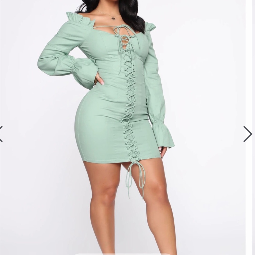 Sage dress